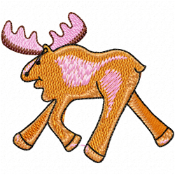 Gazelle Embroidery Design 12